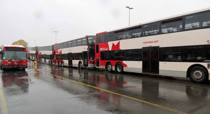 OC Transpo Alexander Dennis Enviro500 depot